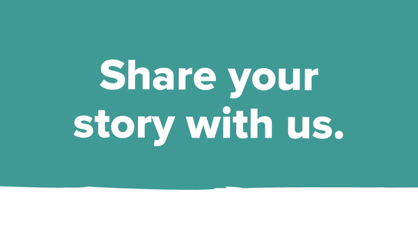 Share your story graphic