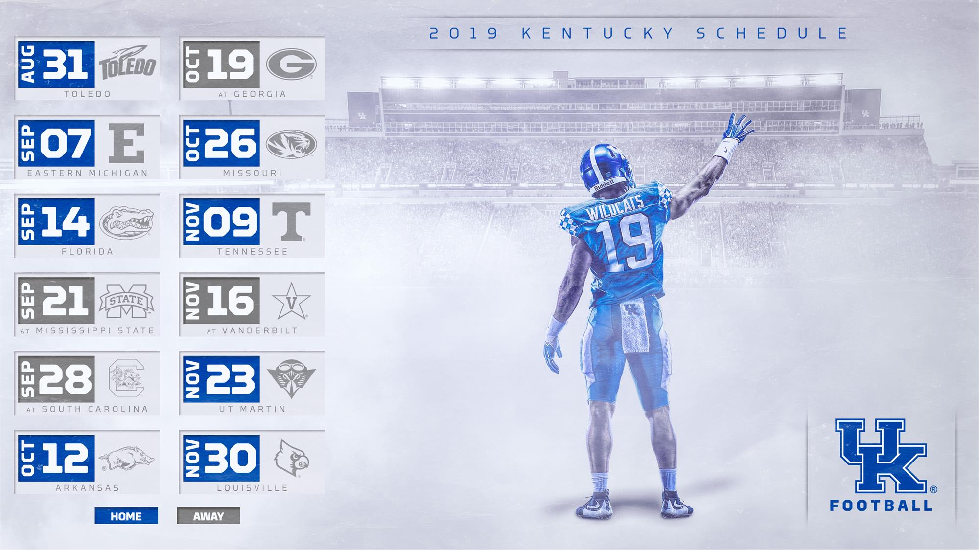 Kentucky Set For Home Heavy 2019 Football Schedule University Of Kentucky Set For Home Heavy 2019 Football Schedule University Of