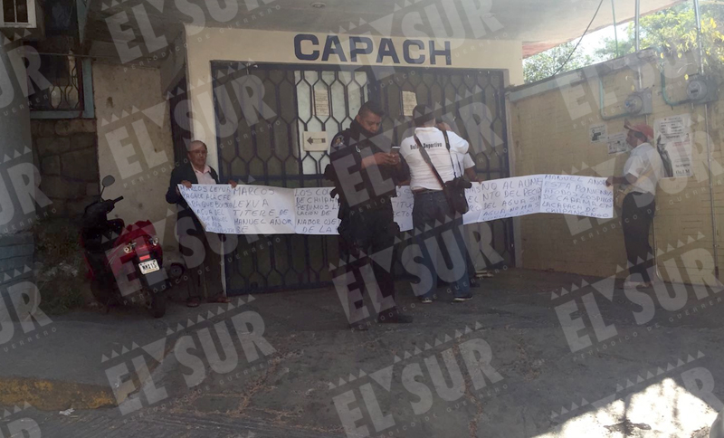 Protestan vecinos en la Capach para exigir agua para 33 colonias de ...