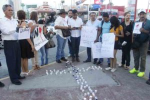Protestan periodistas de Acapulco y Chilpancingo; exigen garantías de seguridad