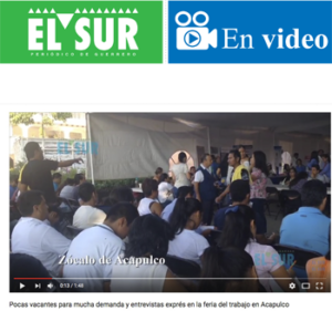 Pocas vacantes para mucha demanda y entrevistas exprés en la feria del trabajo en Acapulco