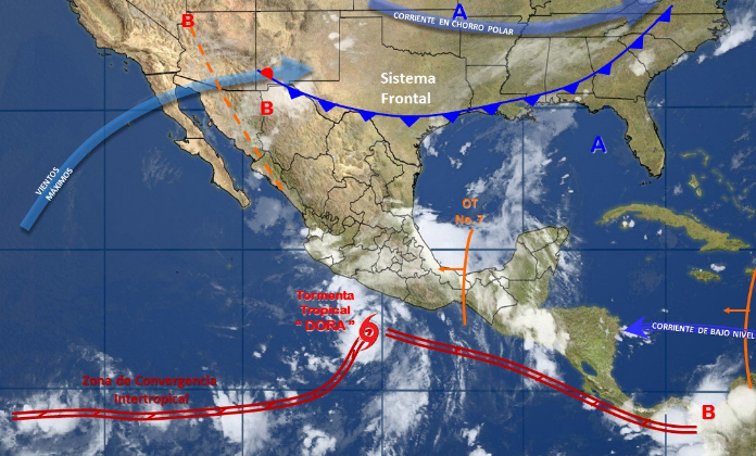 Imagen tomada del Servicio Meteorológico Nacional