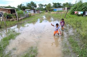 Una colonia en Tixtla que se inunda con las lluvias