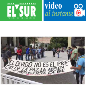 #Video Instante Marchan estudiantes de Ayotzinapa en Chilpancingo