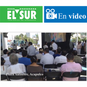 Develan una nueva estatua durante el hermanamiento de Acapulco con Eliat, Israel