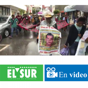 Marcha en Chilpancingo por los 43 a 34 meses de su desaparición 26 de julio 2017