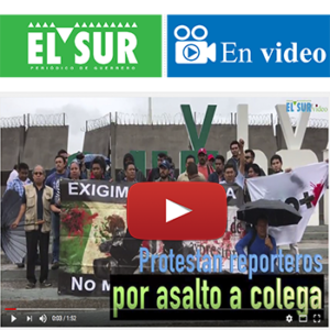 Protestan reporteros en Guerrero por asalto a colega