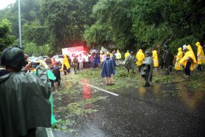 Daños por las lluvias del huracán Max