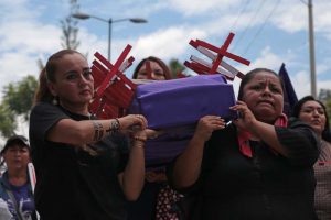 Protestas contra los feminicidios en Chilpancingo y Atoyac