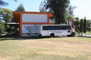 El Colegio de Estudios Científicos y Tecnológicos del Estado (Cecyteg) en el municipio de Chilapa, donde están suspendidas las clases de todos los niveles educativos ante los hechos violencia que se viven en esta zona escolar de la Montaña Baja. Foto: Jesús Eduardo Guerrero