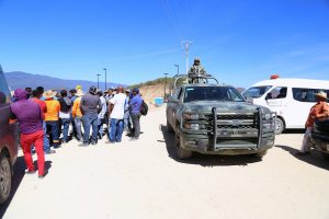 Desalojan mineros en paro a 50 trabajadores que pretendían laborar en la mina de Cocula
