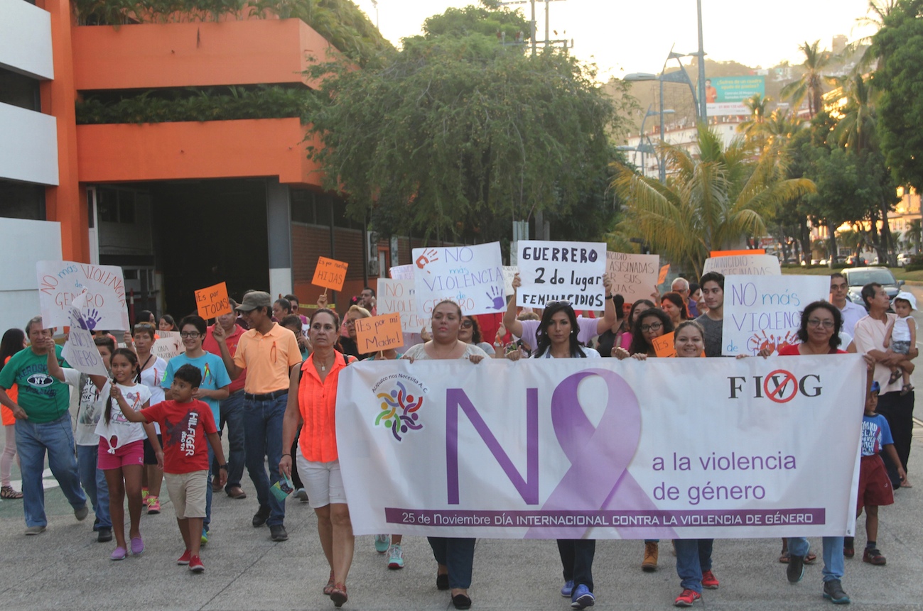 Marchan en Acapulco contra la violencia hacia las mujeres; no se cumple ...