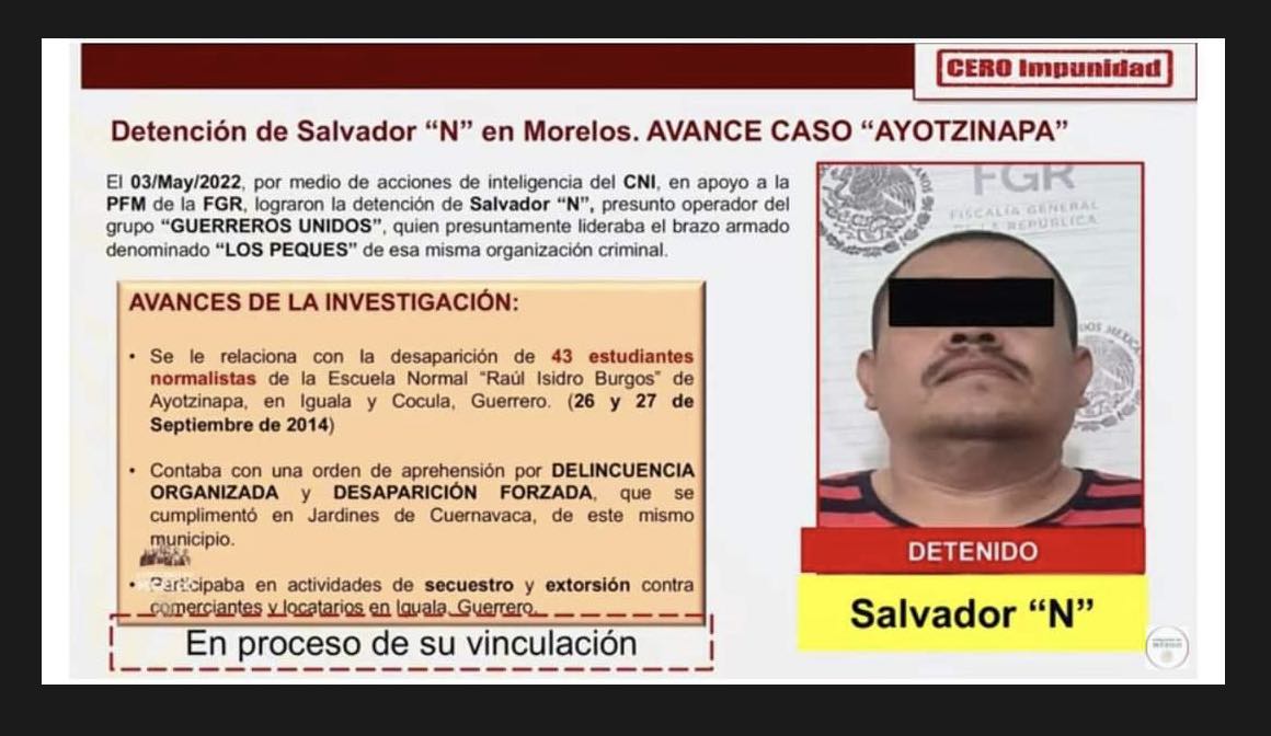 Detienen a un operador de Guerreros Unidos ligado con la desaparición ...