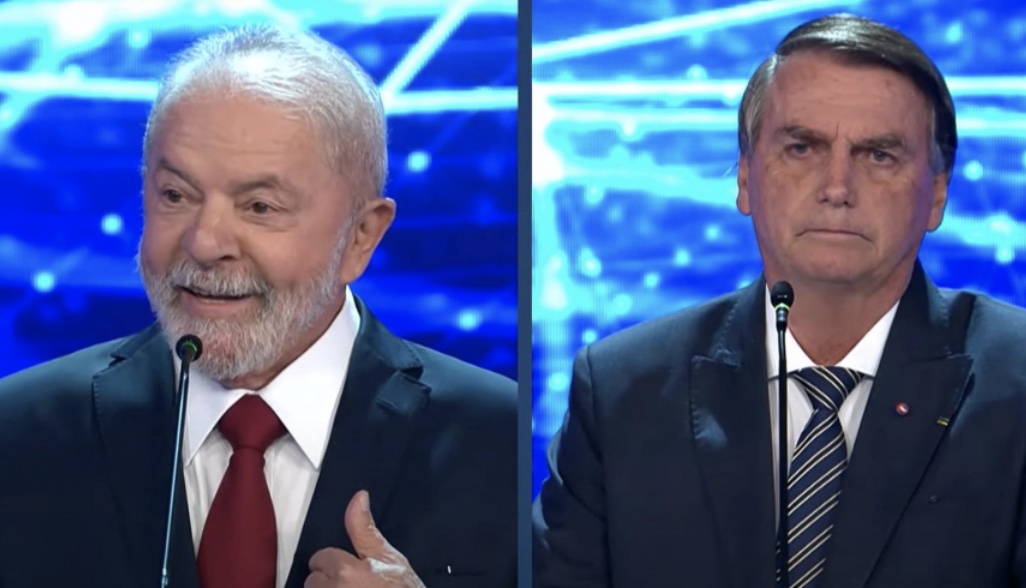 Lula y Bolsonaro se enfrentan por primera vez en debate ríspido a cinco ...
