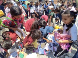 Solidaridad con niños indígenas en Chilpancingo