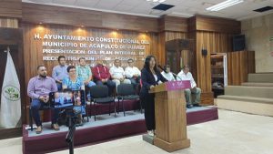 Presenta la alcaldesa su Plan Integral de Reconstrucción y Acciones para Acapulco