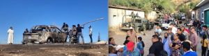 Cinco calcinados confirmó la FGE en la sierra de Tlacotepec; se enfrentaron Tlacos y FM, dice