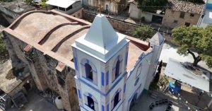 Entrega el INAH restauración de una iglesia en Teloloapan, dañada por una tormenta en 2023
