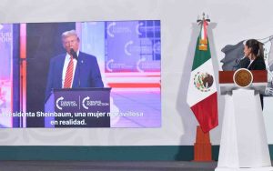 Trump nunca habló de intervención en México, afirma Sheinbaum; plantea “no engancharse”