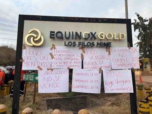 Cierran ejidatarios de Carrizalillo la entrada a la mina Los Filos; no hay pláticas, señalan