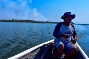 Afecta a manglares el incendio en Coyuca de Benítez