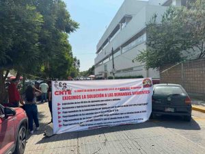 Cetegistas se movilizan en Chilpancingo, Acapulco e Iguala durante su segunda jornada de protestas