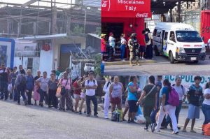 Balacera con asaltantes en la glorieta de Puerto Marqués y sigue sin transporte la zona poniente de Acapulco