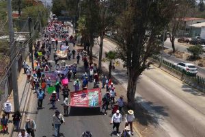 Marchan en Chilpancingo por justicia para Suástegui