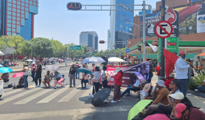Participa la CETEG en bloqueo masivo de calles del centro de Cdmx; cierra Reforma