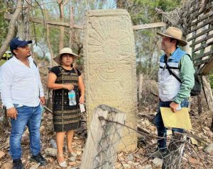 Se presentan especialistas del INAH en Piedra Labrada, donde están abandonados vestigios prehispánicos