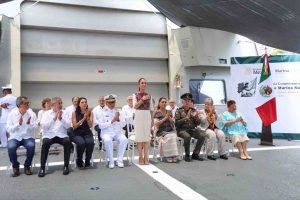 Destaca la presidenta Sheinbaum labor de la Semar en ampliación del puerto de Acapulco