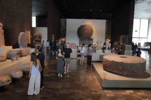 Reabre el Museo Nacional de Antropología con presencia de la Policía Auxiliar de la Cdmx