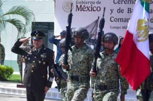 Destaca Evelyn la labor con las fuerzas armadas por la seguridad, en relevo en la 27 Zona Militar