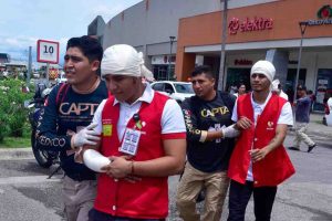 Conmemoran los 40 años de los sismos de 1985 con simulacros de temblor de 8.1 grados