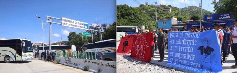 Cierran normalistas el libramiento a Tixtla en la capital; exigen ...