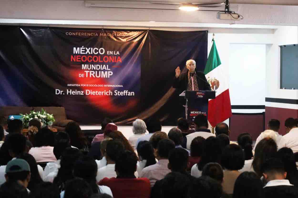 Reúne conferencia sobre la política internacional de Sheinbaum a