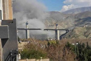 Destruyen Israel y EU el puente más alto de Medio Oriente que une Teherán con Karaj