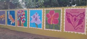 Presentan trabajos de muralismo de la Colectiva Rayas Surianas en el Centro Cultural Domingo Soler