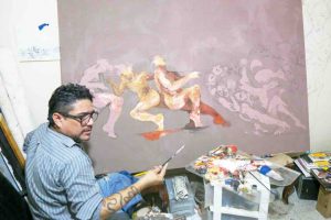 “Si algo aquí nos sobra en Acapulco es muerte”, dice el pintor Luis Vargas ante el entorno de violencia