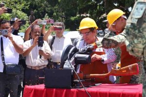 Las armas, principal herramienta del crimen para sus actividades ilícitas, señala el Ejército