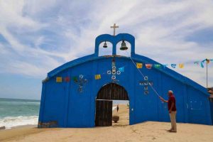 Boca del Río, una comunidad de Costa Chica que desaparece poco a poco por el avance del mar