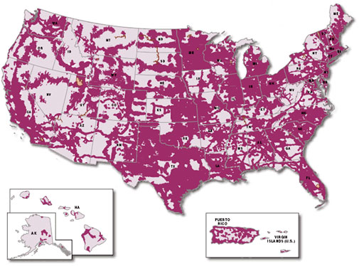 Solavei Coverage Map