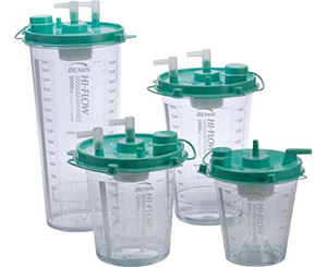 BEMIS DISPOSABLE SUCTION CANISTER 800 CC < BEMIS #424410 