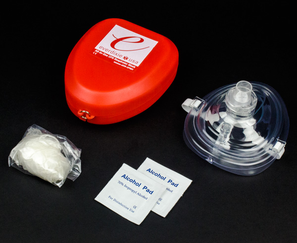 Adult CPR Mask in Hard Case < EverDixie #EVR-CPR01 