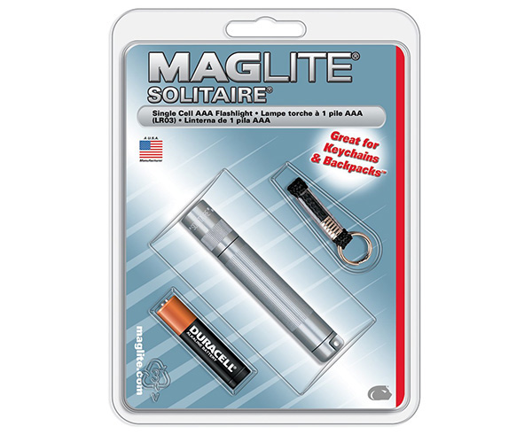 Solitaire Flashlight w/ Key Lead, 1 Cell AAA < Maglite 