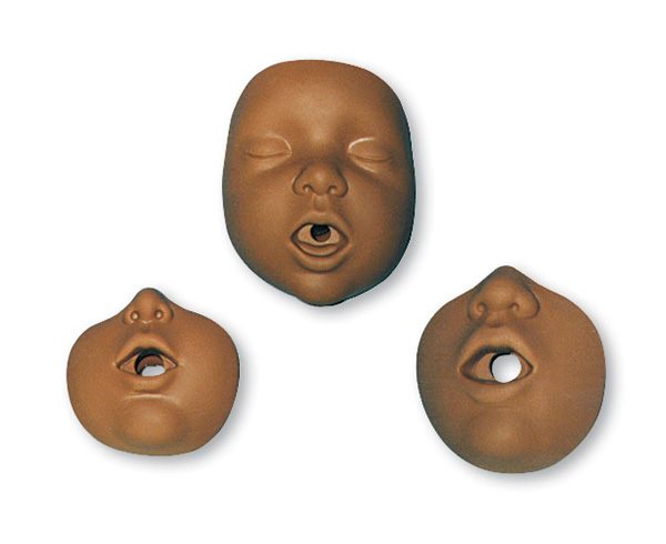 Replacement Head, Kevin CPR Manikin, African American < simulaids #2977 B 