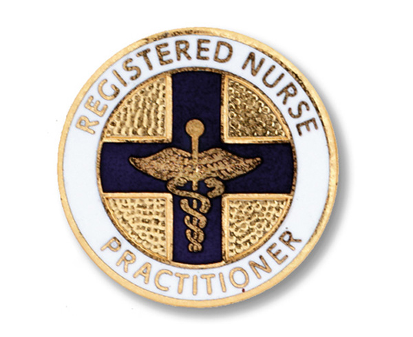 Registered Nurse Practitioner Emblem Pin < Prestige Medical #1017 