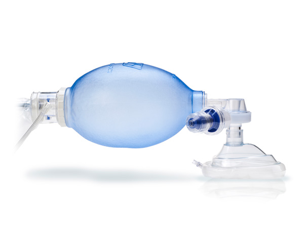 Lifesaver Disposable Manual BVM Resuscitator, Bag, Mask & Diverter, Case/6 < Hudson RCI #5362, 5367, 5372 