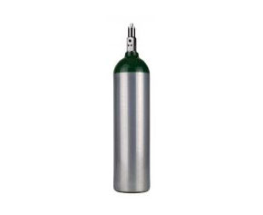 D Aluminum O2 Cylinder w/ Standard Post Valve < Responsive Respiratory #1100310 