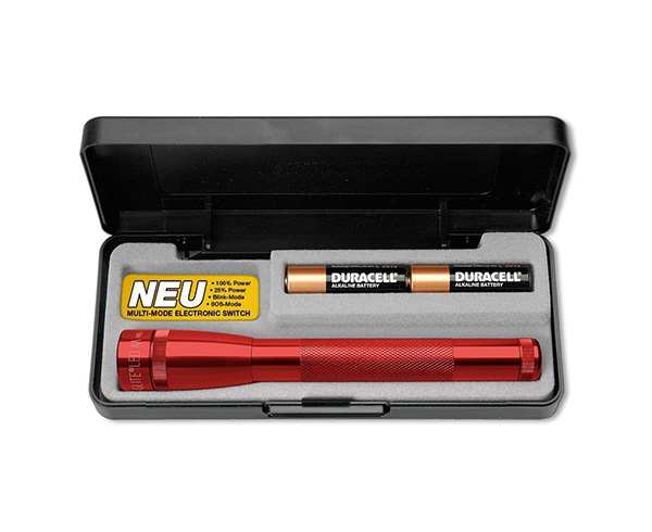 Mini Maglite LED Flashlight w/ Multi-Mode Switch in Presentation Box, 2 Cell AA < Maglite 